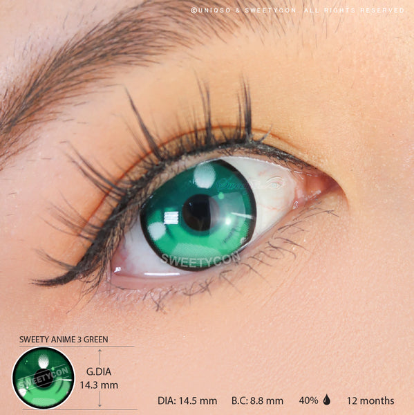 Sweety Clover Green (1 lens/pack) – SweetyCon