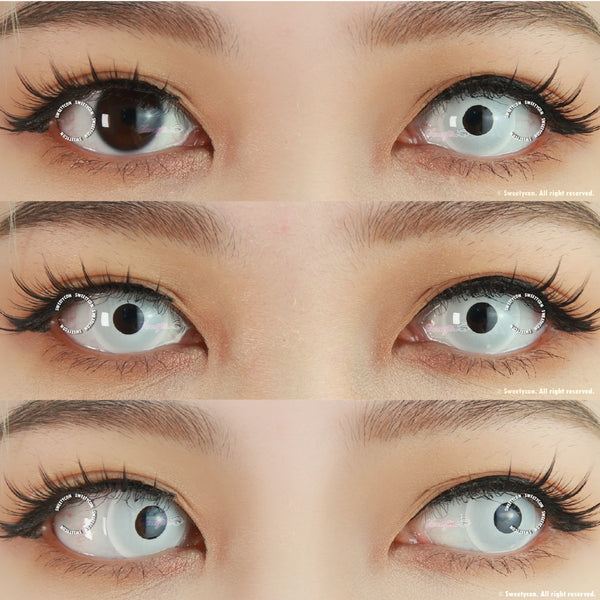 White Colored Eye Contacts: Unleash Your Inner Character – UNIQSO