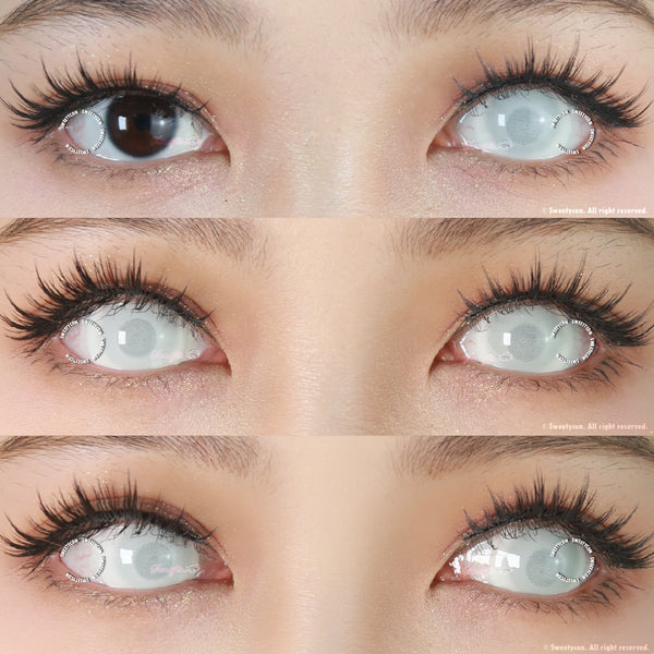 Sweety Uv Mini Sclera White Blind Mesh Cosplay Contacts Uniqso 3174