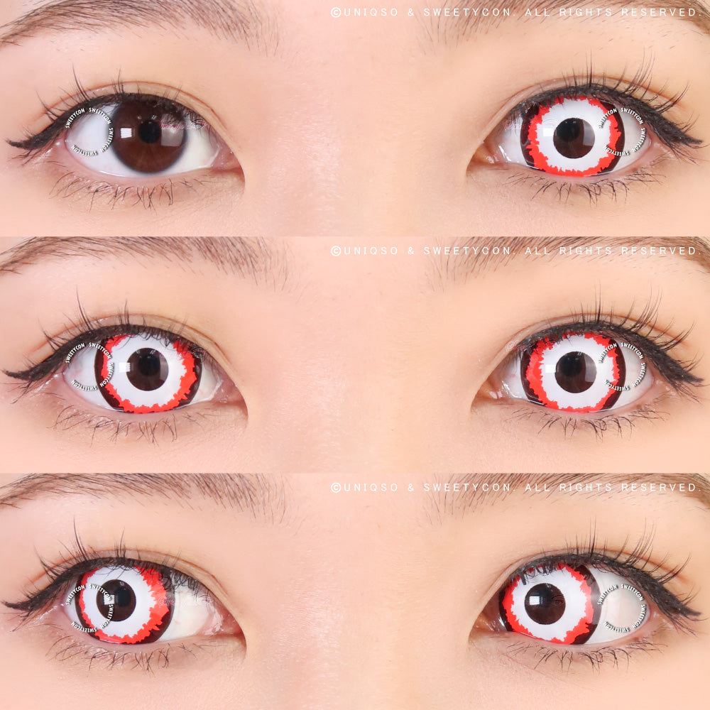 Sweety Mini Sclera White Monster (1 lens/pack)-Mini Sclera Contacts-UNIQSO