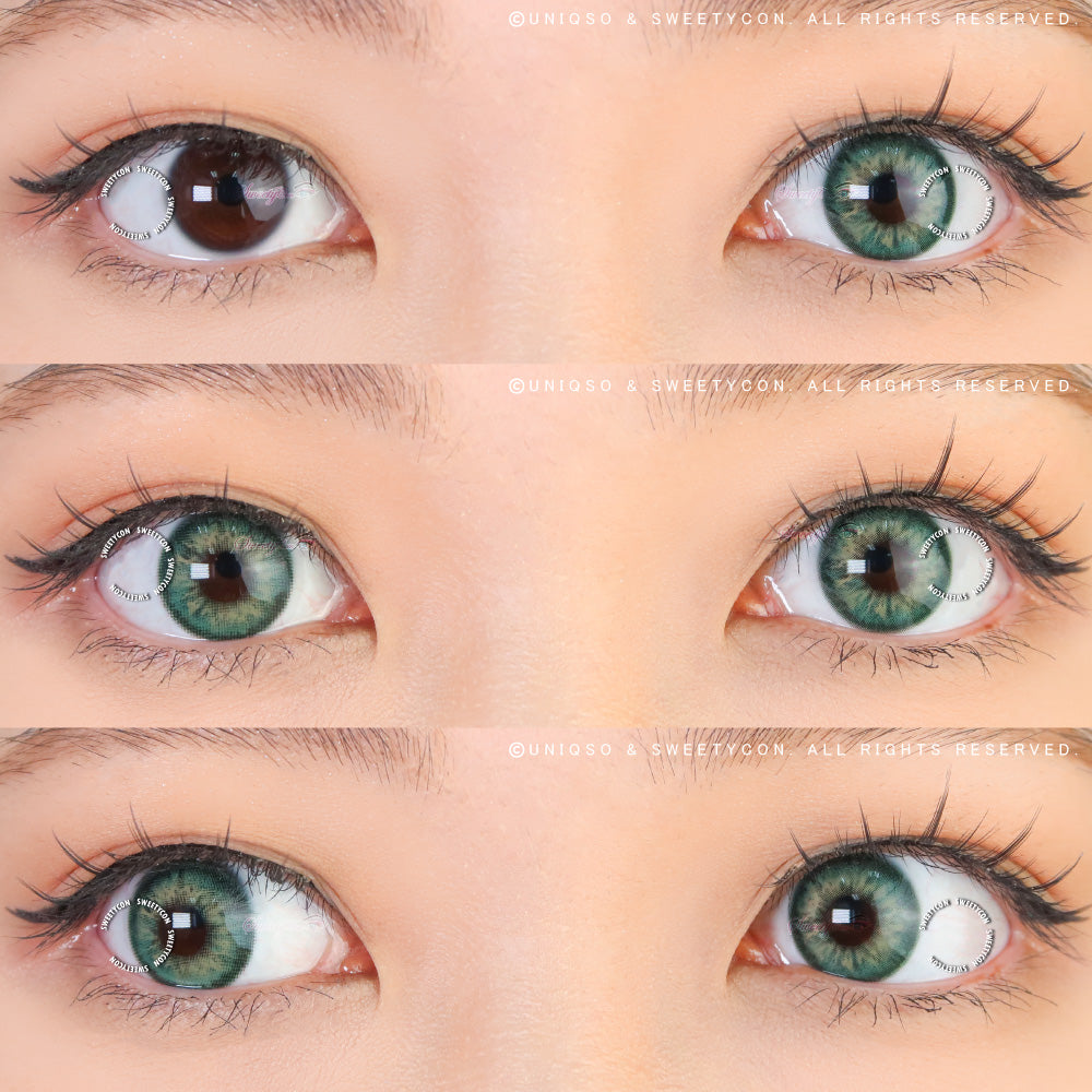 Sweety Seafoam Papakolea (1 lens/pack)-Colored Contacts-UNIQSO