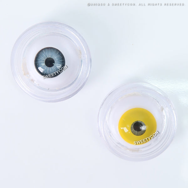 Sweety Crazy Pure Yellow (1 lens/pack)-Crazy Contacts-UNIQSO