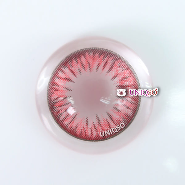 Kazzue Premier Pinkish Red (1 lens/pack)-Colored Contacts-UNIQSO