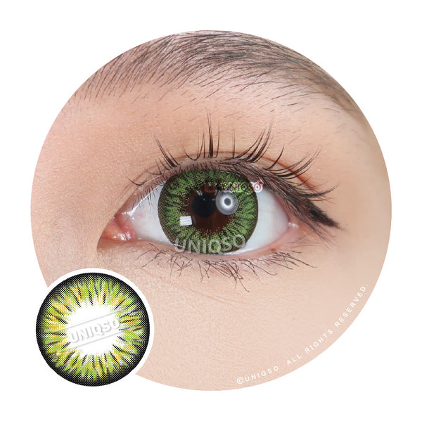 Kazzue Premier Green (1 lens/pack)-Colored Contacts-UNIQSO