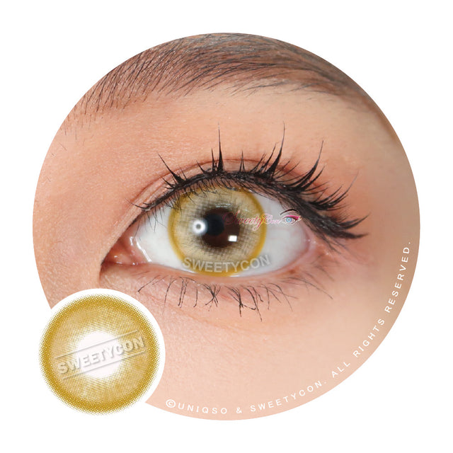 Sweety Magic Pop Yellow (1 lens/pack)-Colored Contacts-UNIQSO