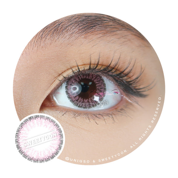 Sweety Pomelo Pink (1 lens/pack)-Colored Contacts-UNIQSO