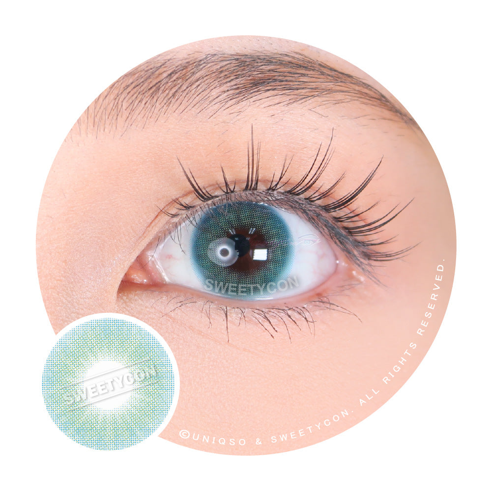 Sweety Hidrocor II Blue (1 lens/pack)-Colored Contacts-UNIQSO