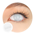 Sweety Crazy White Mesh - 1 Day Disposable (1 lens/pack)-Crazy Contacts-UNIQSO