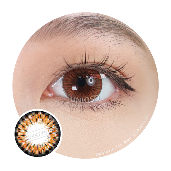 Kazzue Premier Caramel (1 lens/pack)-Colored Contacts-UNIQSO