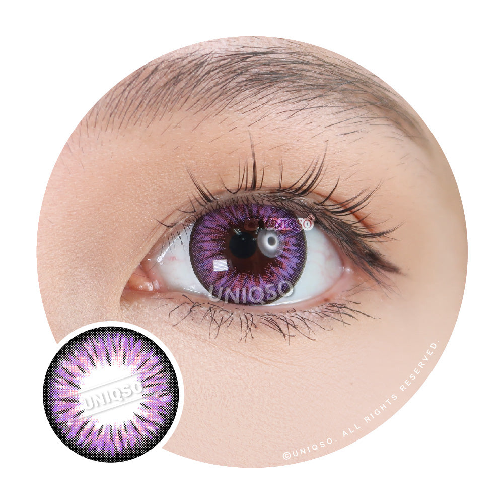 Kazzue Premier Violet (1 lens/pack)-Colored Contacts-UNIQSO