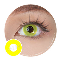 Sweety Crazy Solid Yellow (1 lens/pack)-Crazy Contacts-UNIQSO