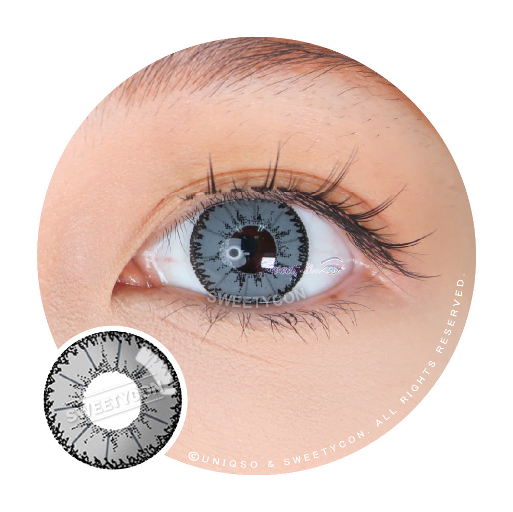 Sweety Devil Grey (1 lens/pack)-Colored Contacts-UNIQSO