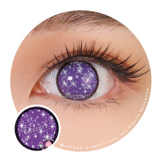 Anime Sparkle Violet V2 by KleinerPixel Colored Contacts – UNIQSO