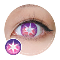 Sweety Pop Star Violet (1 lens/pack)-Colored Contacts-UNIQSO