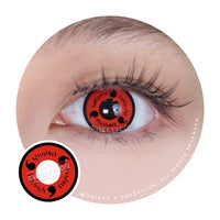 Sweety Sharingan With Prescription (1 lens/pack)-Colored Contacts-UNIQSO