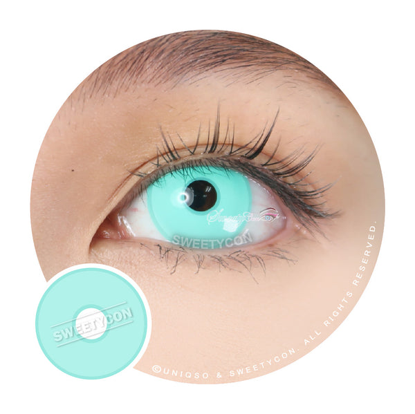 Sweety Crazy Turquoise (1 lens/pack)-Colored Contacts-UNIQSO