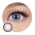 Western Eyes Puffy 3 Tones Violet (1 lens/pack)-Colored Contacts-UNIQSO