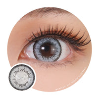 Western Eyes Dolly+ Grey (1 lens/pack)-Colored Contacts-UNIQSO