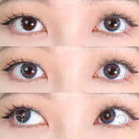 Sweety 3 Tones Blue Hazel (1 lens/pack)-Colored Contacts-UNIQSO