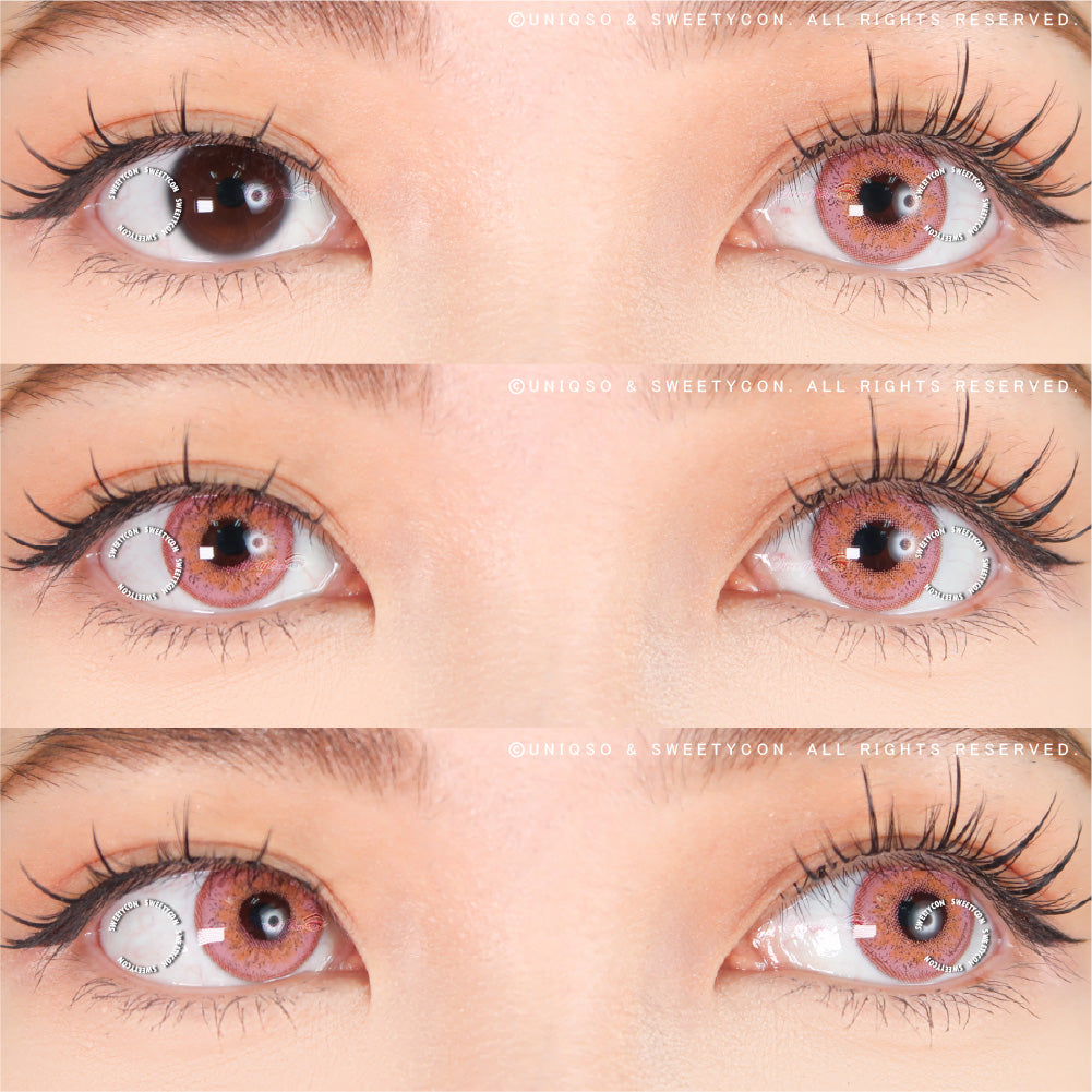 Sweety Sugar Pink (1 lens/pack)-Colored Contacts-UNIQSO