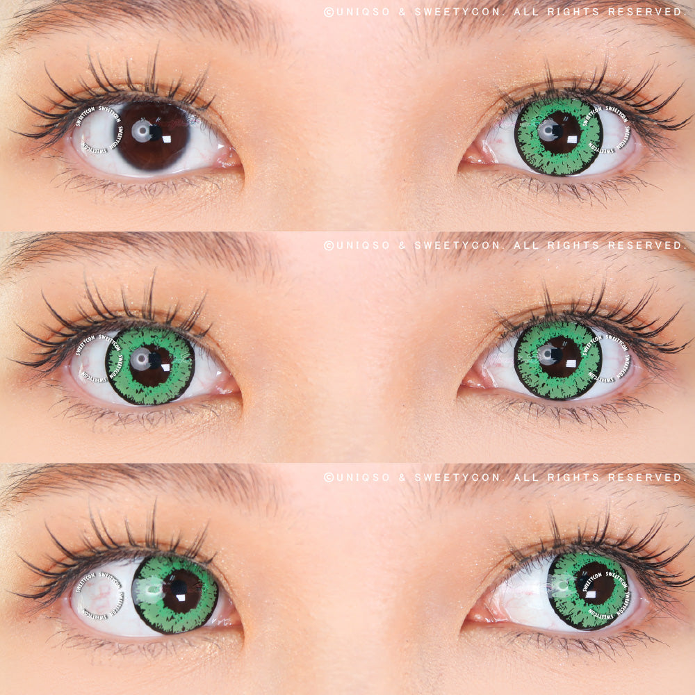 Sweety Queen Light Green (1 lens/pack)-Colored Contacts-UNIQSO