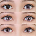 Western Eyes Puffy 3 Tones Pink (1 lens/pack)-Colored Contacts-UNIQSO