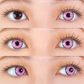 Sweety Crazy Pink Zombie / Manson (1 lens/pack)-Crazy Contacts-UNIQSO