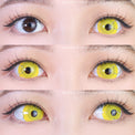 Sweety Mini Sclera UV Glow Yellow (1 lens/pack)-Mini Sclera Contacts-UNIQSO