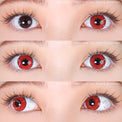 Sweety Devil Red (1 lens/pack)-Colored Contacts-UNIQSO