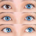 Kazzue Vivid Brilliant Blue (1 lens/pack)-Colored Contacts-UNIQSO