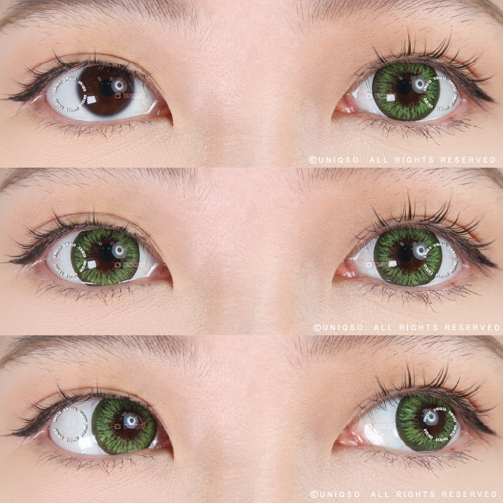 Kazzue Premier Green (1 lens/pack)-Colored Contacts-UNIQSO