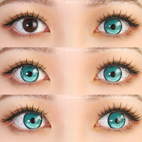 Sweety Anime 2 Teal Green (1 lens/pack)-Colored Contacts-UNIQSO