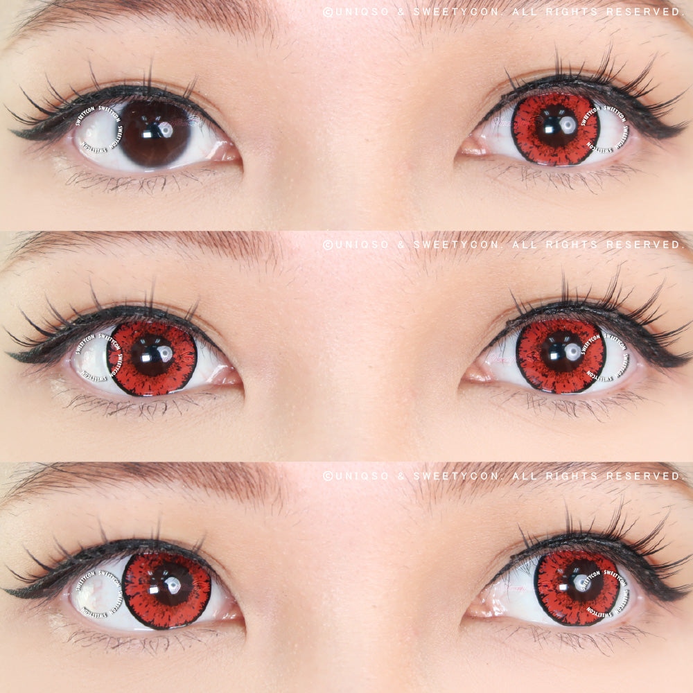 Sweety Queen Wine Red (1 lens/pack)-Colored Contacts-UNIQSO