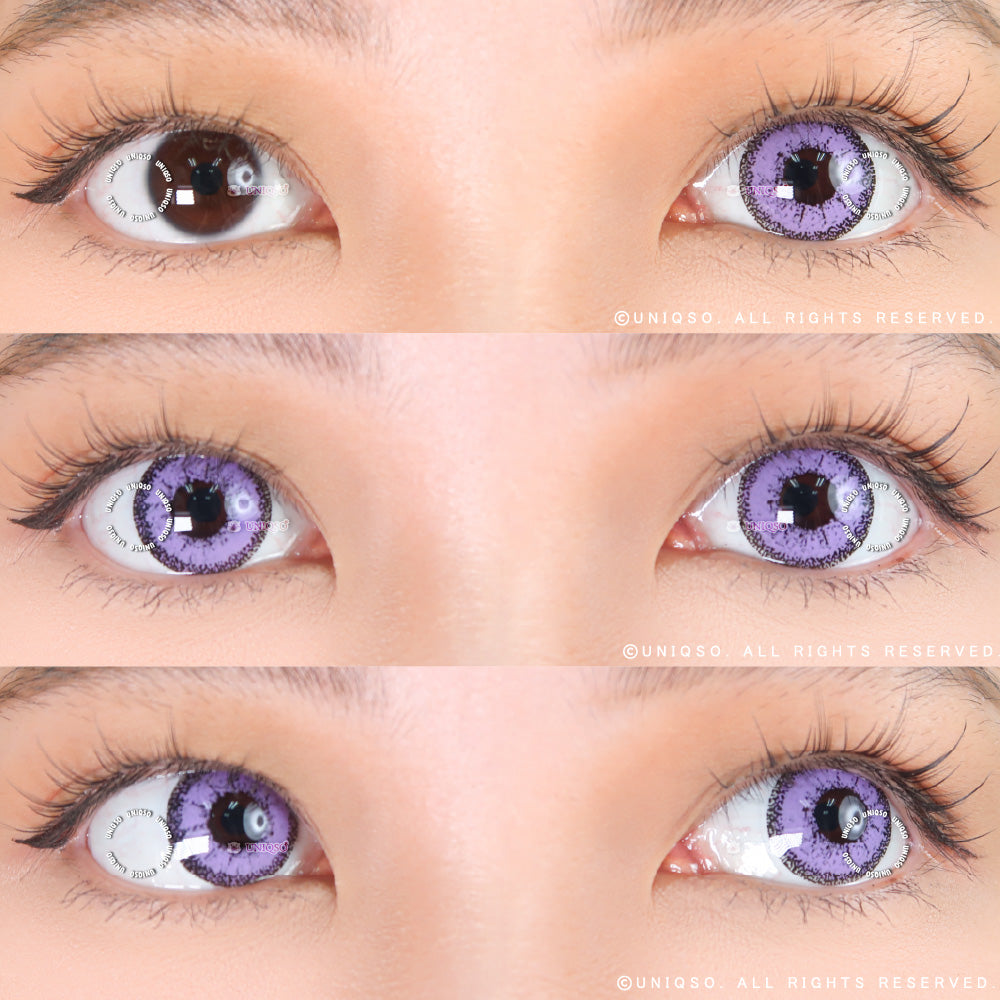 Kazzue Vivid Brilliant Violet (1 lens/pack)-Colored Contacts-UNIQSO