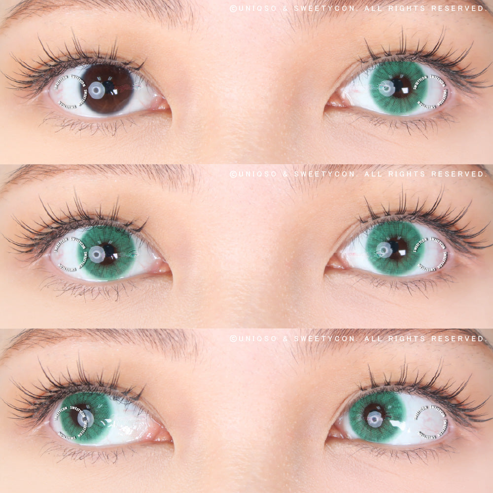 Sweety Hidrocor Verde (1 lens/pack)-Colored Contacts-UNIQSO