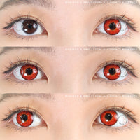 Sweety Snow Red (1 lens/pack)-Colored Contacts-UNIQSO