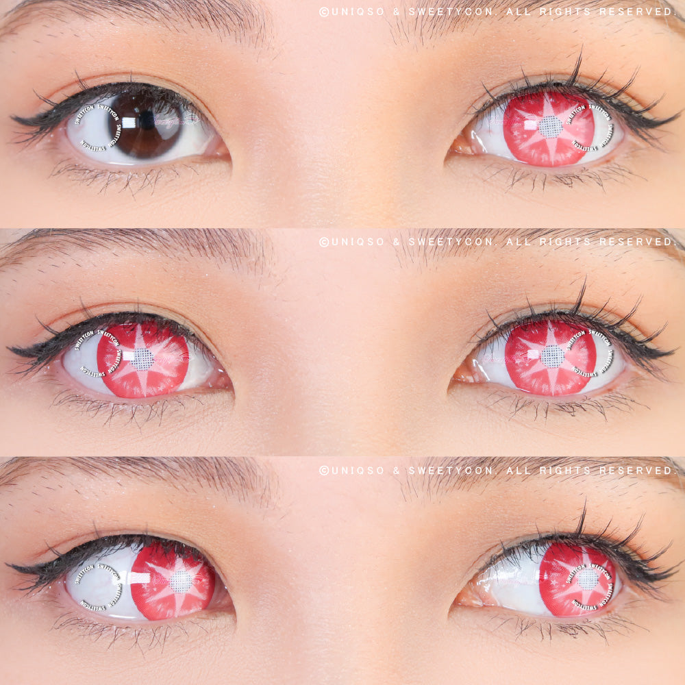 Sweety Pop Star Pink (1 lens/pack)-Colored Contacts-UNIQSO