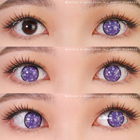 Anime Sparkle Violet V2 by KleinerPixel (1 lens/pack)-Colored Contacts-UNIQSO