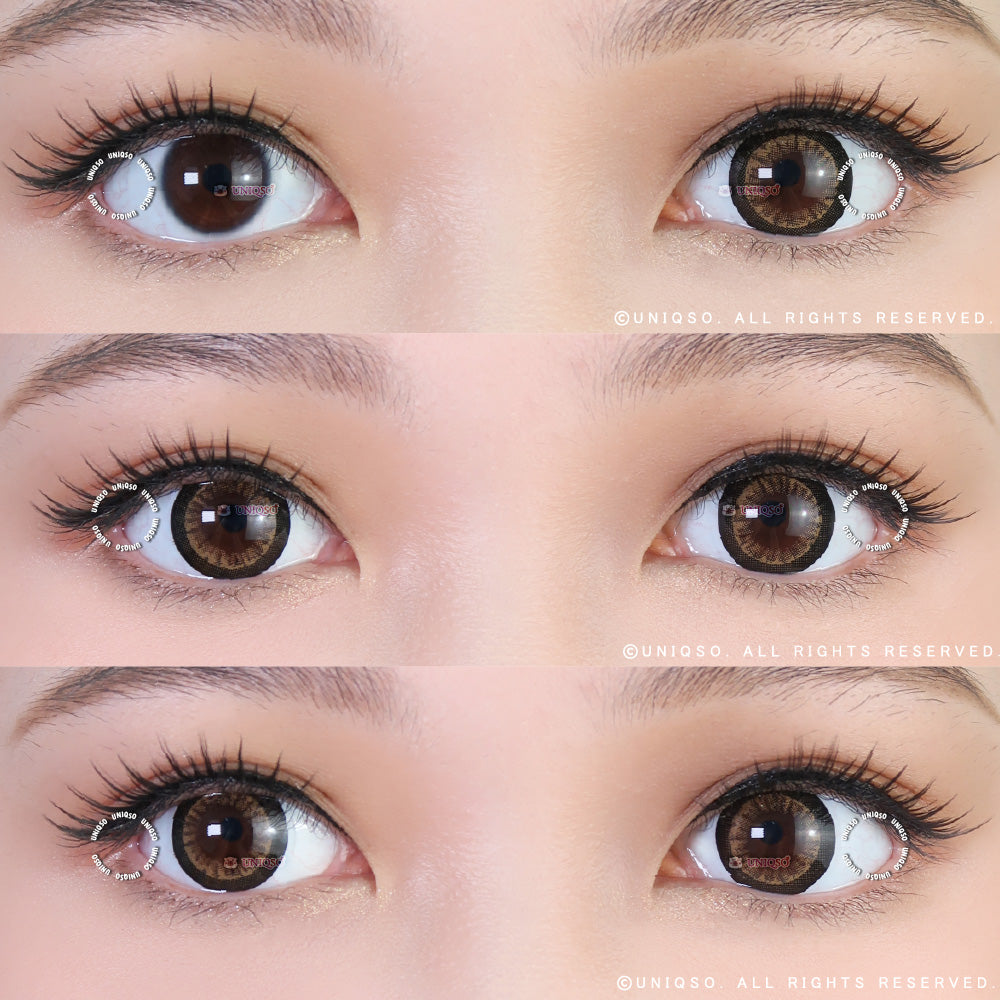 Western Eyes Sugar Candy Brown (1 lens/pack)-Colored Contacts-UNIQSO