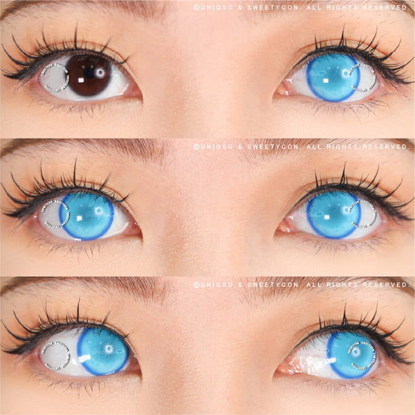 Sweety Paradise Blue (1 lens/pack)-Colored Contacts-UNIQSO