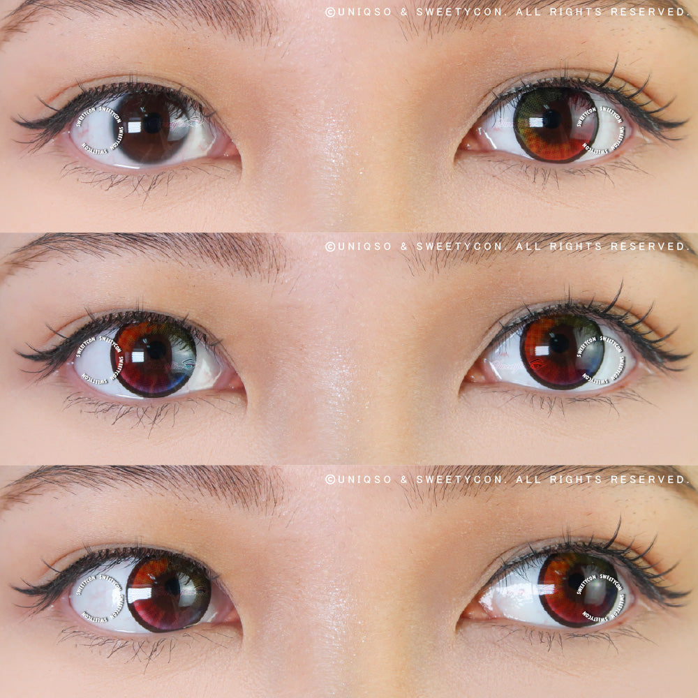 Sweety Aura Rainbow (1 lens/pack)-Colored Contacts-UNIQSO