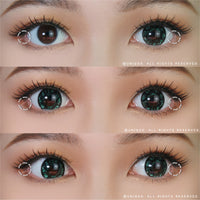 Western Eyes Diamond 2 Tones Green (1 lens/pack)-Colored Contacts-UNIQSO