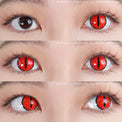 Sweety Crazy Red Demon Eye / Cat Eye (1 lens/pack)-Crazy Contacts-UNIQSO