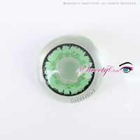 Sweety Queen Green (1 lens/pack)-Colored Contacts-UNIQSO