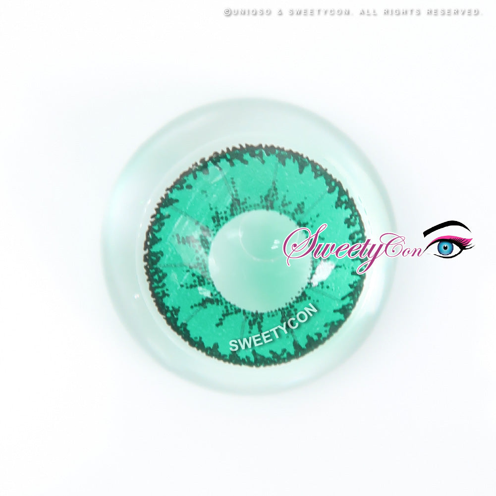 Sweety Devil Green (1 lens/pack)-Colored Contacts-UNIQSO