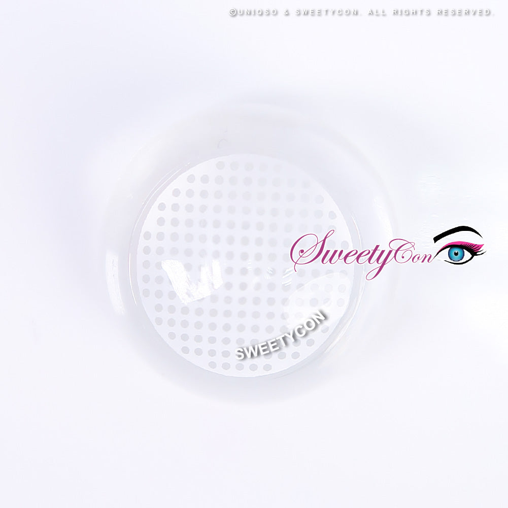 Sweety Crazy White Screen/White Mesh II (1 lens/pack)-Crazy Contacts-UNIQSO