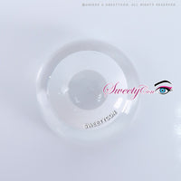 Sweety Crazy Solid White/Whiteout - With Prescription (1 lens/pack)-Crazy Contacts-UNIQSO