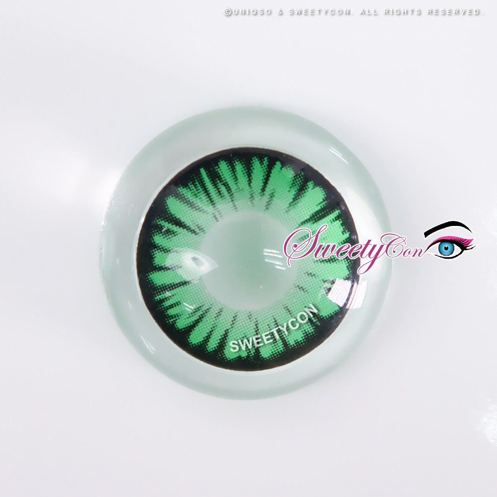 Sweety Firefly Green (1 lens/pack)-Colored Contacts-UNIQSO