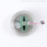 Sweety Crazy Gray Demon Eye / Cat Eye (New) (1 lens/pack)-Crazy Contacts-UNIQSO