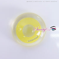 Sweety Crazy Solid Yellow (1 lens/pack)-Crazy Contacts-UNIQSO